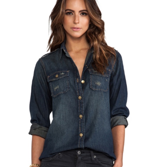 Current/Elliott Tops - Current/Elliott the perfect shirt sidecar destroy